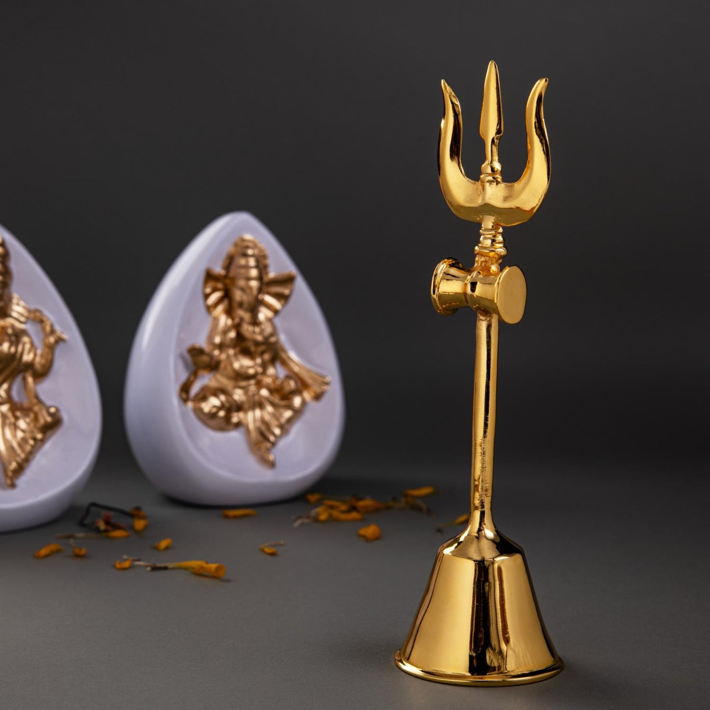Shubharambh Trishul Bell for Puja