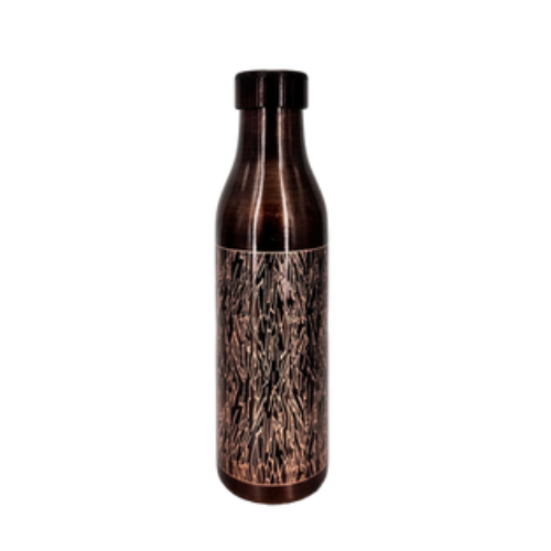 TURA Earth Vein Copper Bottle – Noir Gloss Edition