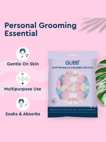 GUBB Cotton Colored Balls 100s