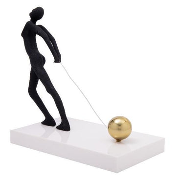 Art Figurine Desk Accessories Decor Figure Sculpture for Home Bedroom Deskto