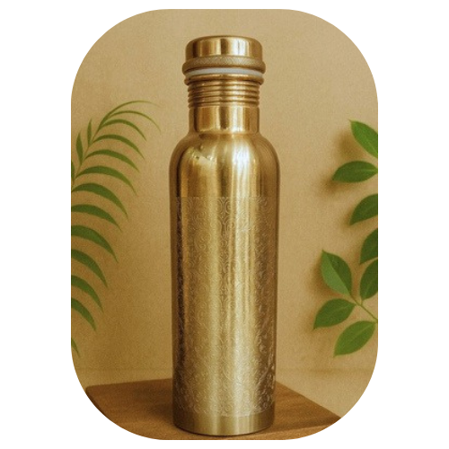 ETCHING Heritage Copper Bottle – Classic Matte Design