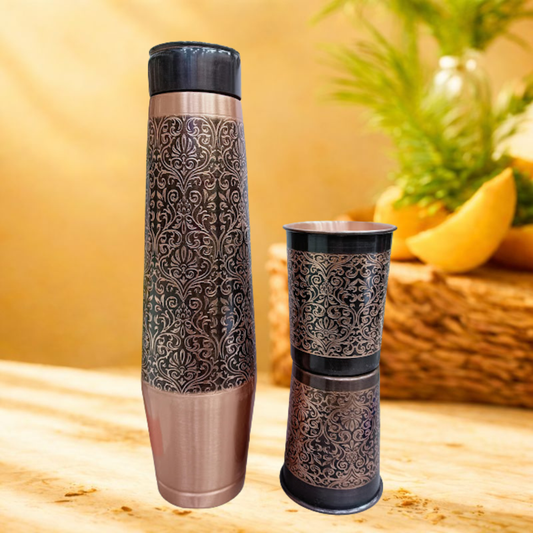Tanmaya C007 Copper Set – (950 ml) - अमृत