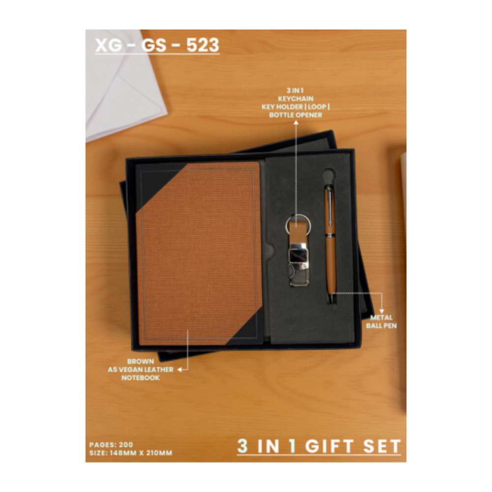 3 in 1 Premium Gift Set (Model: XG-GS-523)