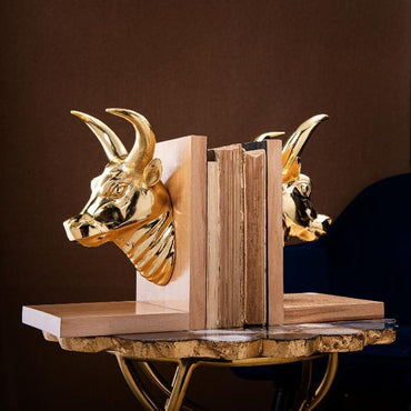 Book Ends Supports Art Statue