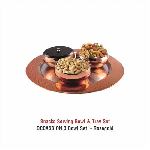 Snacks Serving Bowl & Tray Set-Occassion