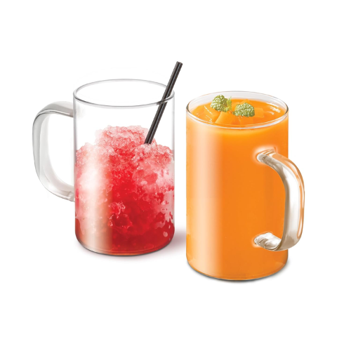 Borosilicate Vista Tea Mug 220ML Set of 6 Pcs