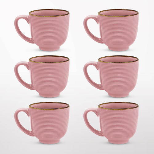 Eclate Ceramic Mug Set of 6