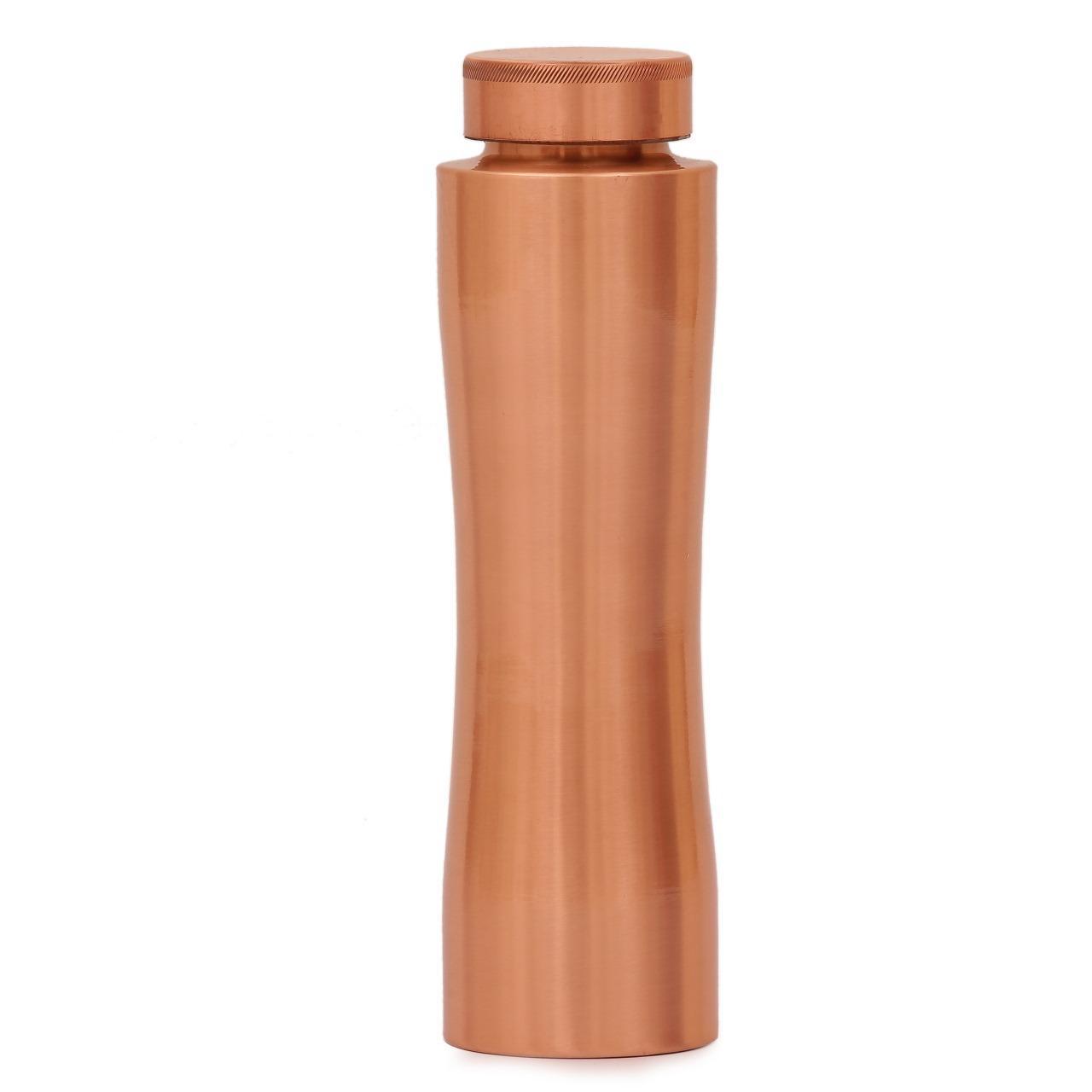Pure Copper Jasmine Matt Finish Water Bottle, 100% Copper