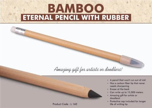 L160 – Bamboo Eternal pencil with rubber