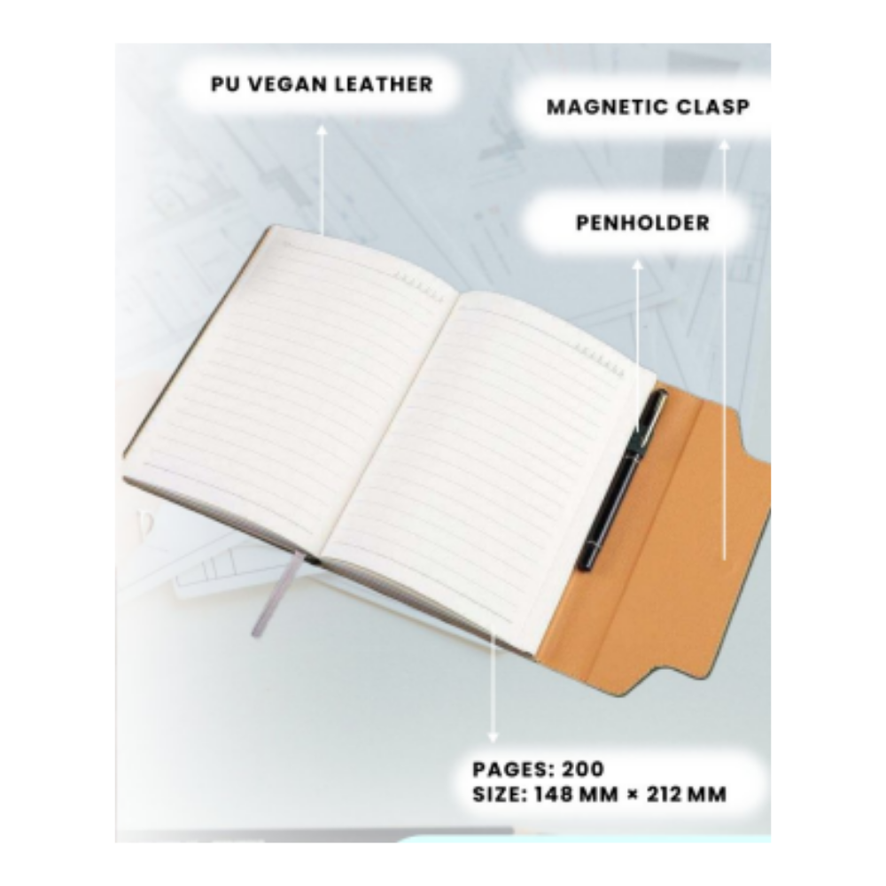 A5 PU Leather Executive Notebook Diary – XG-NB01