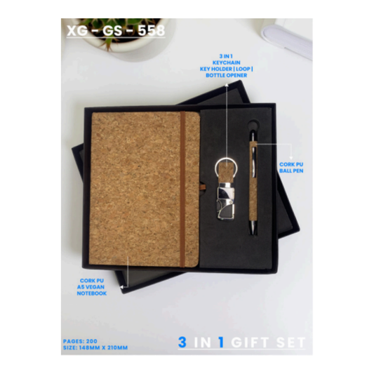 The XG-GS-558: All-Natural Cork 3-in-1 Gift Set