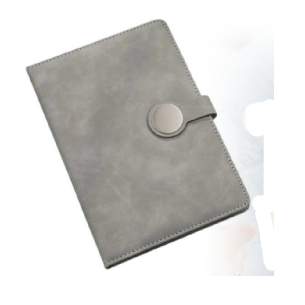 A5 PU Leather Executive Notebook with Round Magnetic Metal Clasp – XG-NB12