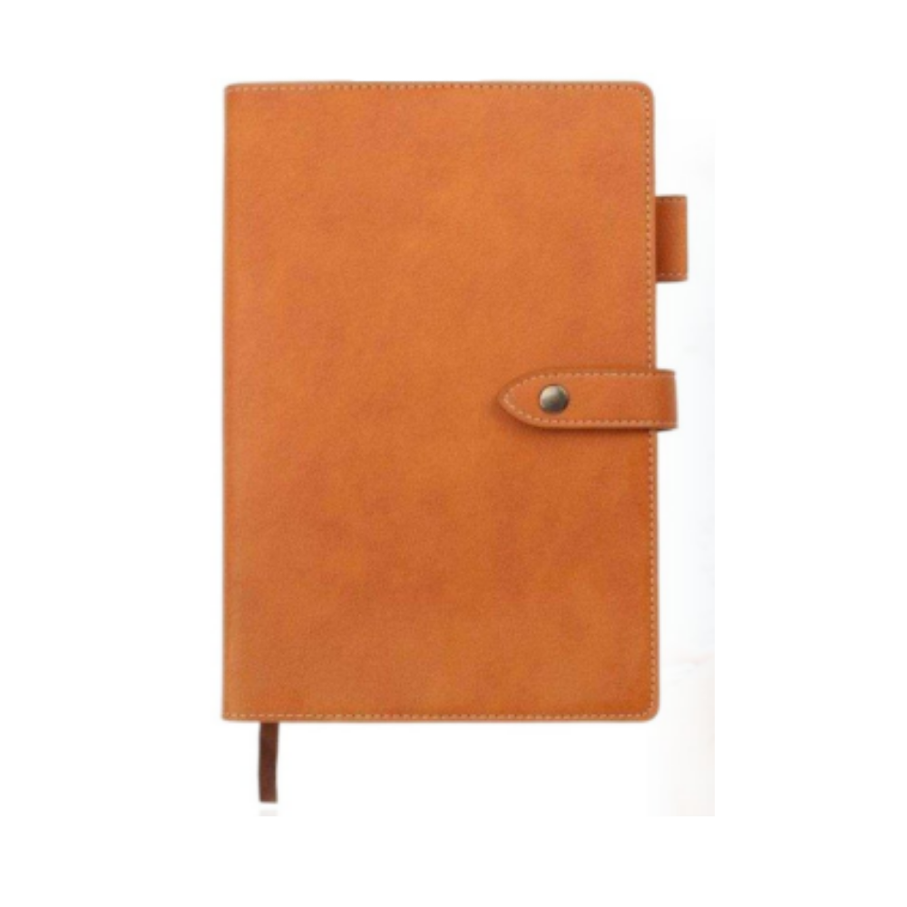 A5 PU Leather Executive Notebook with Magnetic Snap Closure – XG-NB14