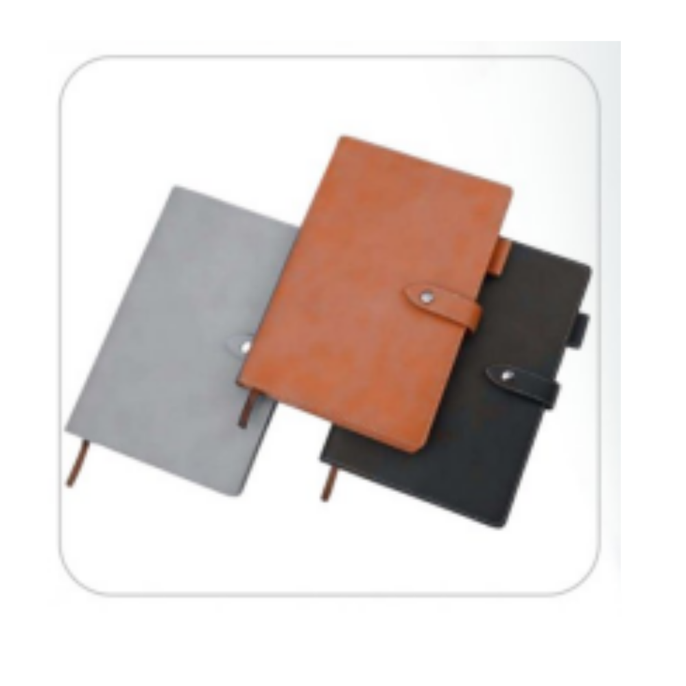 A5 PU Leather Executive Notebook with Magnetic Snap Closure – XG-NB14