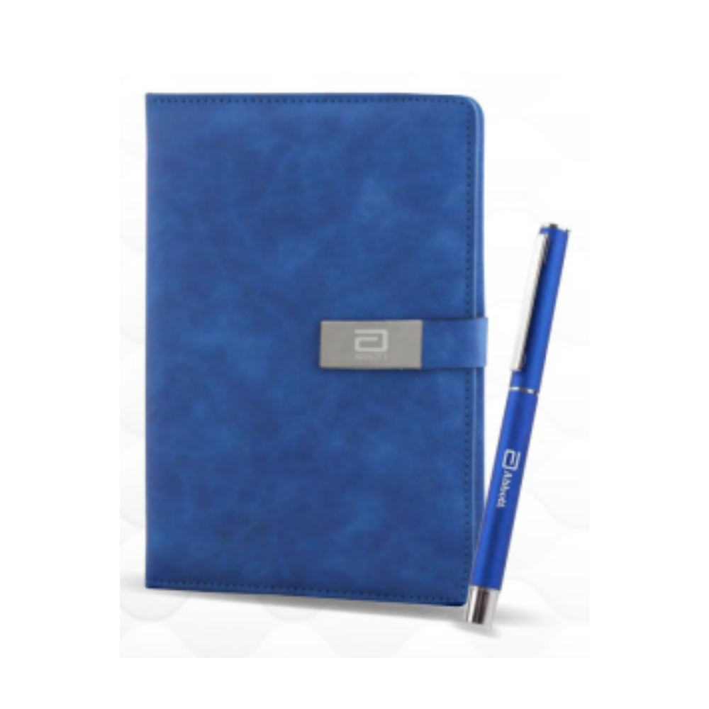 2 in 1 Premium Gift Set – A5 Notebook & Metal Pen (Model: DM 216)