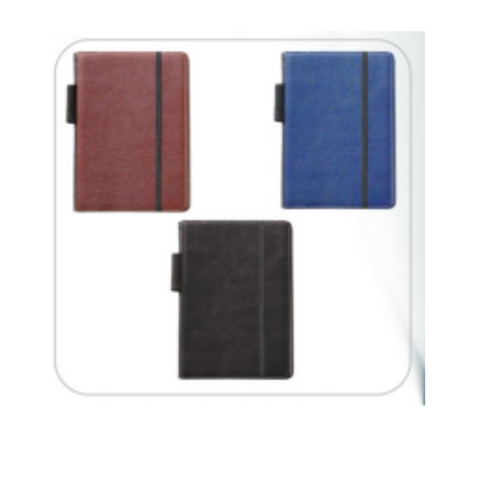 A5 PU Leather Executive Notebook with Elastic Closure & Inside Pocket – XG-NB16