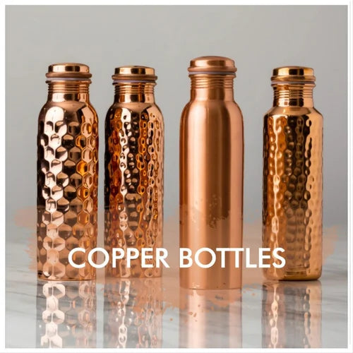 Copper Bottle Set