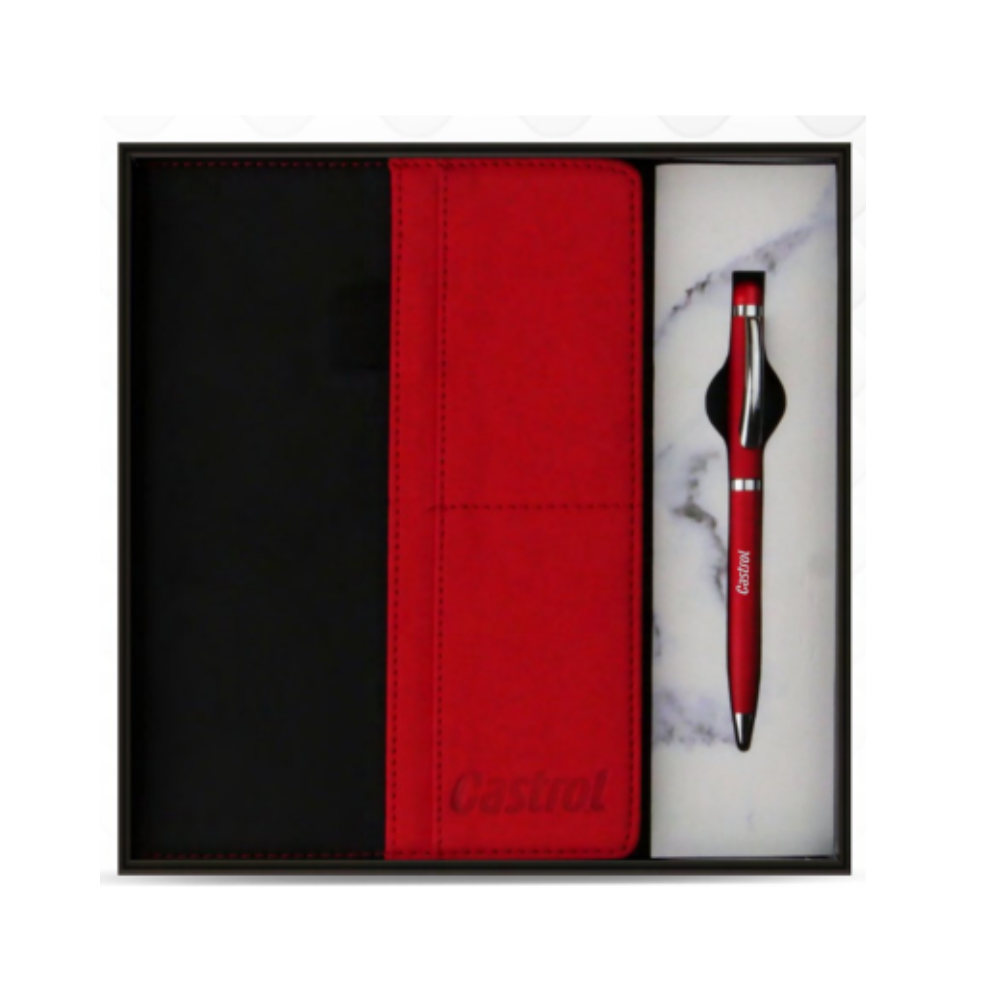 2 in 1 Premium Gift Set – A5 Notebook & Metal Pen (Model: DM 217)