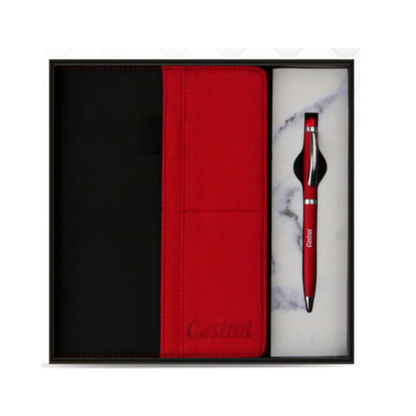 2 in 1 Premium Gift Set – A5 Notebook & Metal Pen (Model: DM 217)