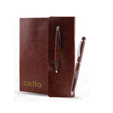 2 in 1 Premium Gift Set – A5 Notebook & Metal Pen (Model: DM 218)