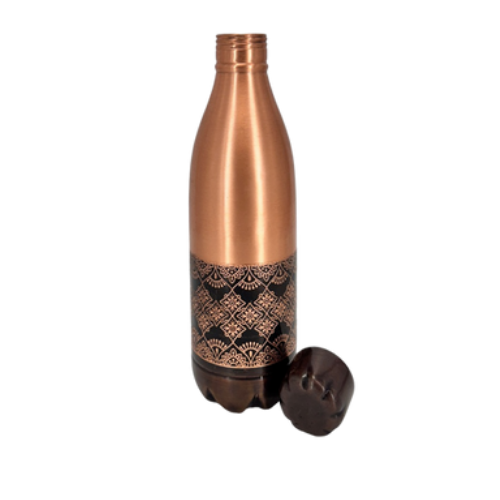 TAVYA Antique Copper Bottle – Glossy Finish