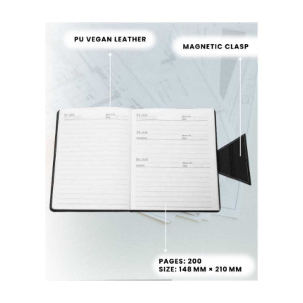 A5 PU Leather Executive Notebook Diary – XG-NB02