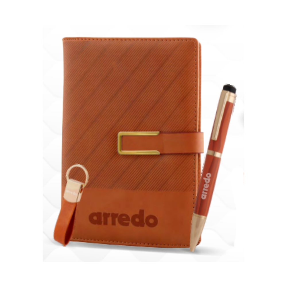 4-in-1 Premium Corporate Gift Set (Model: DM 418 – Box Option 2)