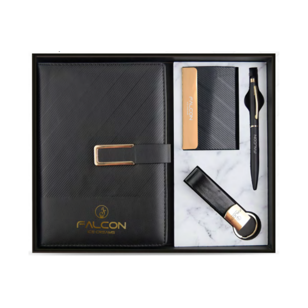 4-in-1 Premium Corporate Gift Set (Model: DM 419 – Box Option 1)