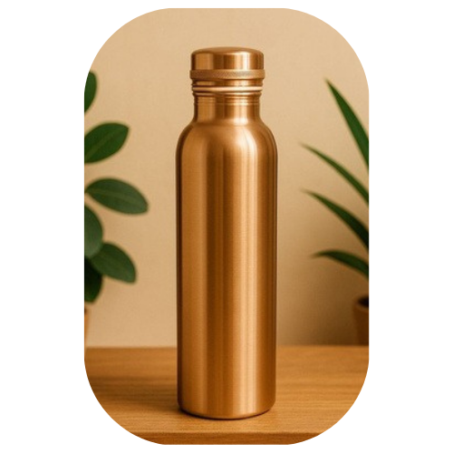 TAMRA Plain Copper Bottle – Glossy Finish