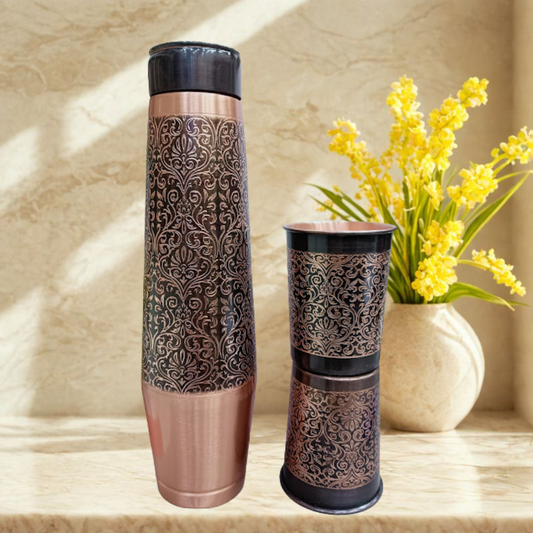 Tanmaya C007 Copper Set – (950 ml) - अमृत