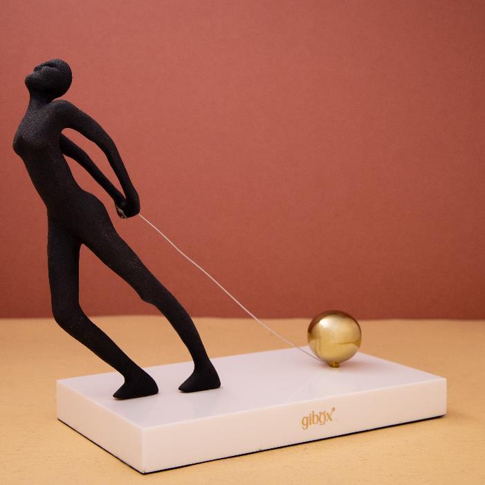 Art Figurine Desk Accessories Decor Figure Sculpture for Home Bedroom Deskto