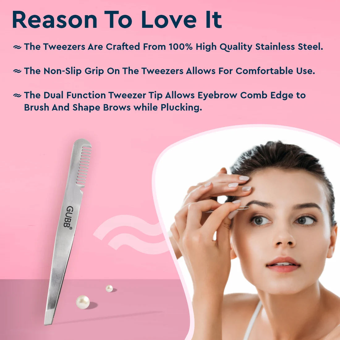 GUBB Dual Function Tweezer