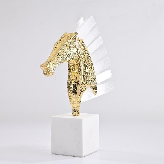 Horse Head in stone