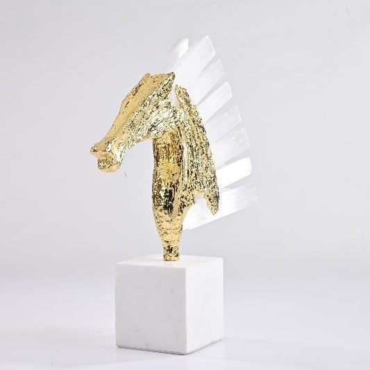 Horse Head in stone