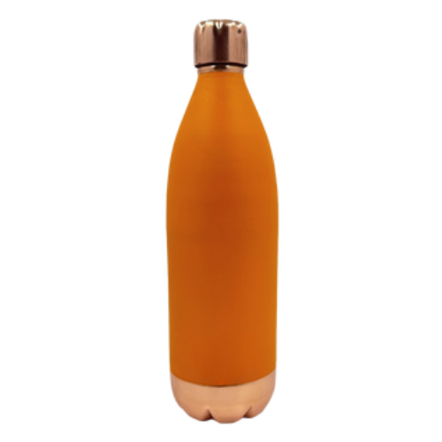 TIVRA Sleek Copper Bottle – Orange Matte