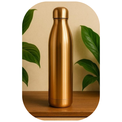 TAMRA Curved Copper Bottle – Glossy Finish