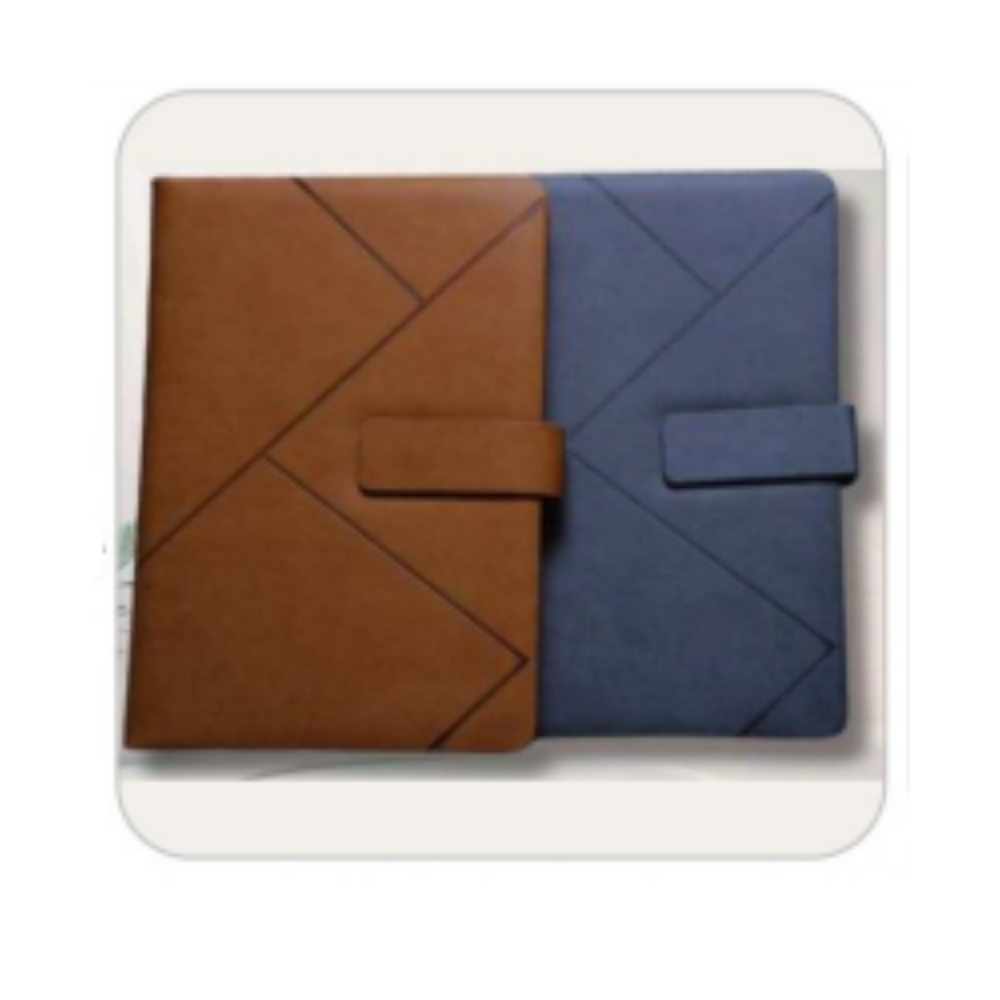 A5 Geometric PU Leather Executive Notebook Diary – XG-NB05
