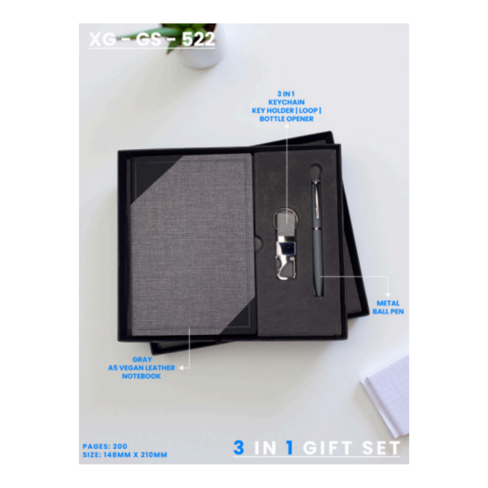 3 in 1 Premium Gift Set (Model: XG-GS-522)
