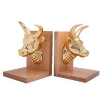 Book Ends Supports Art Statue