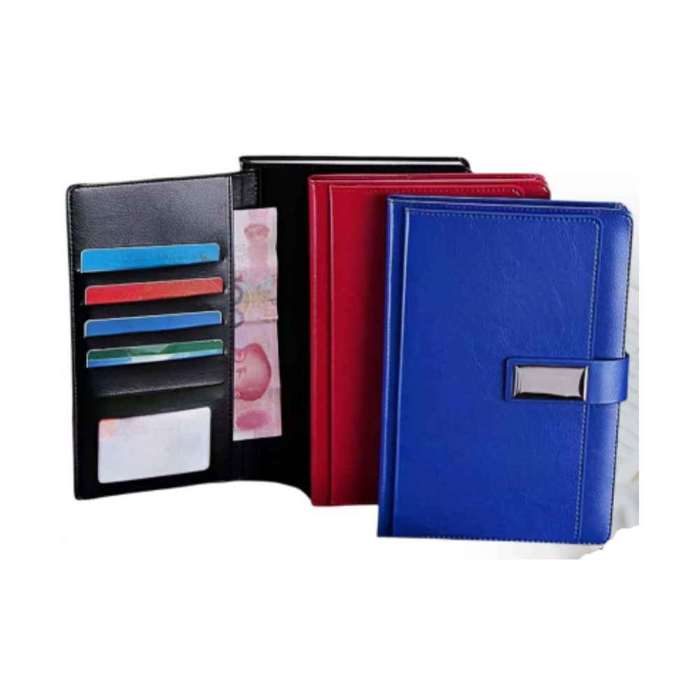 A5 PU Leather Executive Notebook Diary with Card Slots – XG-NB07