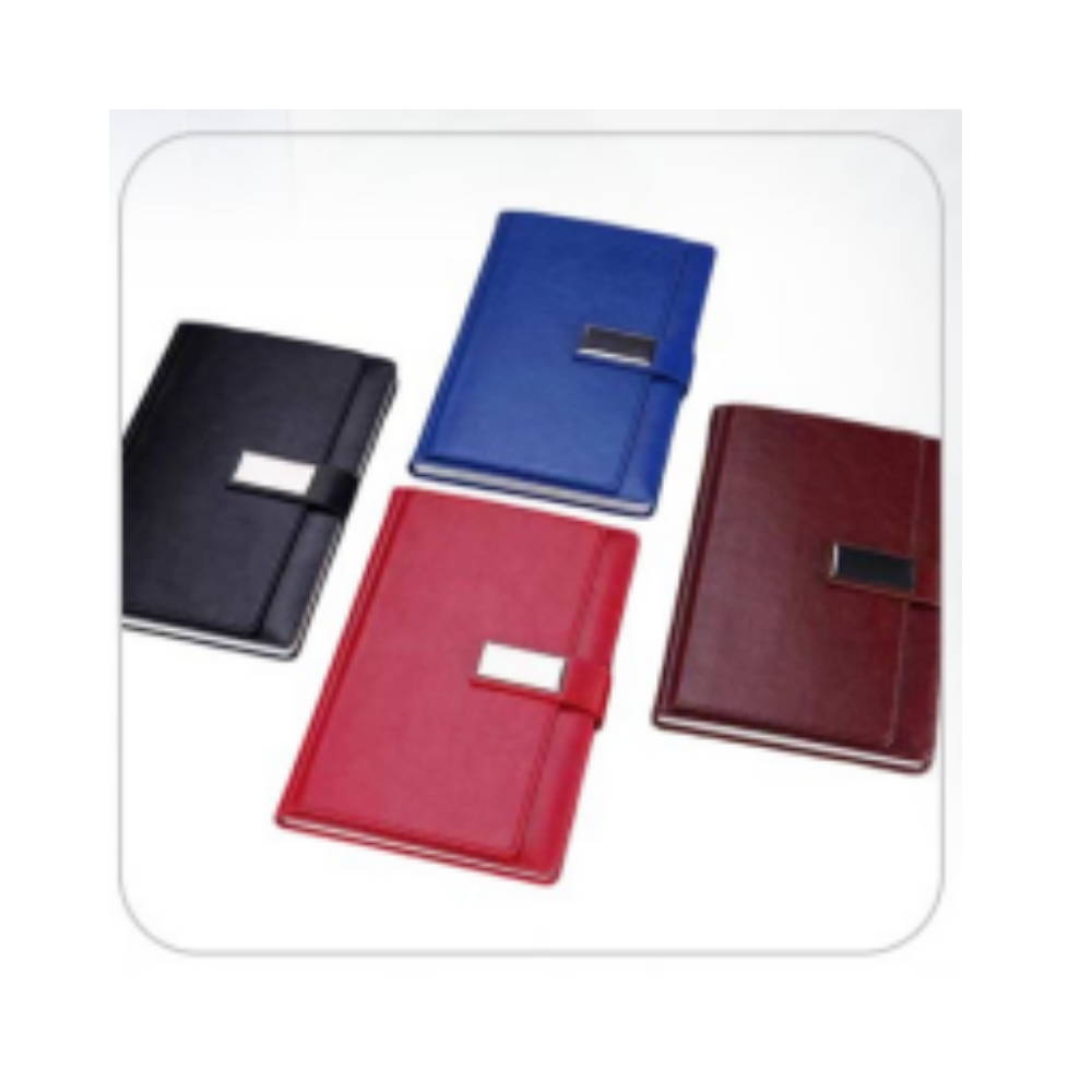 A5 PU Leather Executive Notebook Diary with Card Slots – XG-NB07