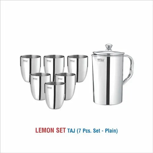 Stainless Steel Lemon Set-Taj Plain