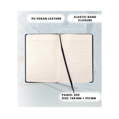 A5 PU Leather Classic Elastic Closure Notebook – XG-NB09