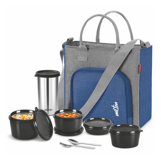 Style Mate Tiffin 4 Container and 1  Tumbler