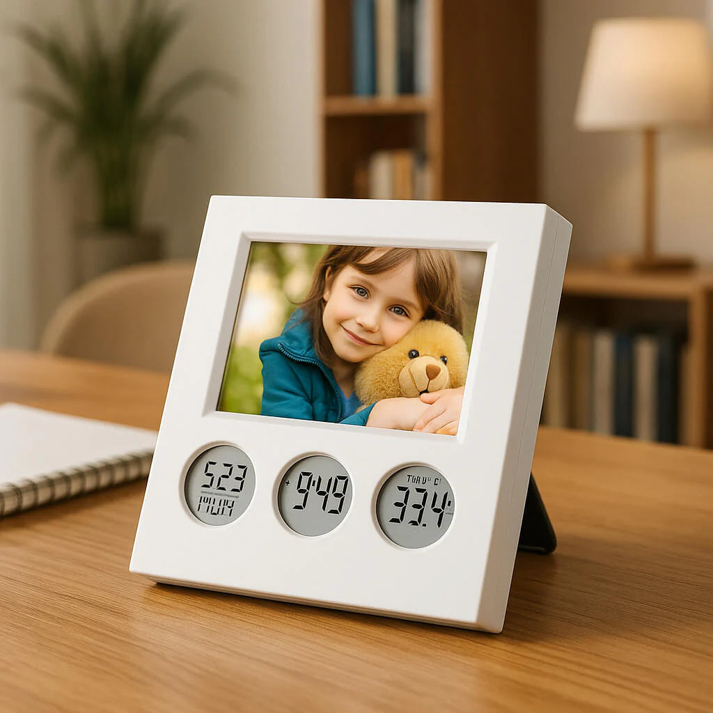 A101 – Bubble Clock with Photo Frame
