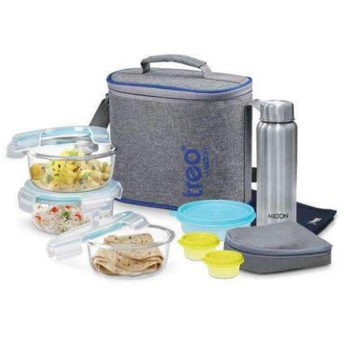 ALL FRESH BOROSILICATE PREMIER GLASS TIFFIN 8 PCS SET