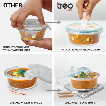 All Fresh Round Tiffin 2Pcs -(Horizontal)