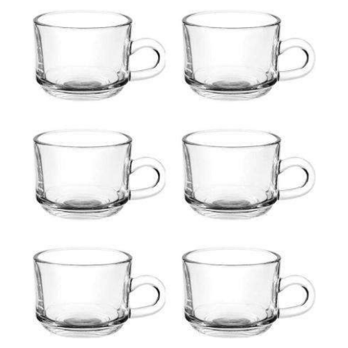 Bistro Elect Tea Mug 168ML Set of 6 Pcs