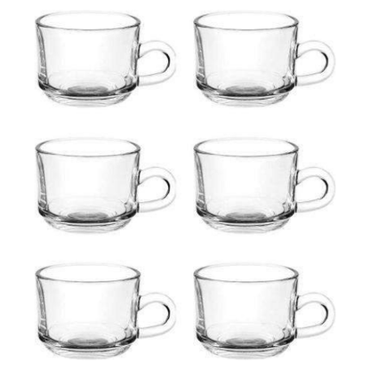 Bistro Elect Tea Mug 168ML Set of 6 Pcs