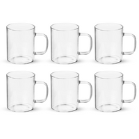 Borosilicate Vista Tea Mug 220ML Set of 6 Pcs